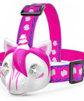 Unicorn Themed LED Headlamp For Kids And Grownups, Hands Free, 2 Bright LEDs, 3 Adjustable Lighting Modes, Elastic Headband