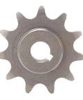 420 11-Tooth Motor Sprocket With Keyway - Steel Chain Wheel For MY1020 MY1016Z MY1018 Motors, front view
