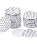 Awclub 40mm white foam lid liners for bottle caps, 100-pack, Amazon brand, front view