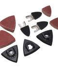 106 Piece Oscillating Tool Sanding Pads Kit For Metal with finger pads and sandpaper sheets for multitools