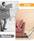Slide Heavy Loads Without Breaking A Sweat Using These Large Appliance Sliders With Pull Straps Heavy Duty Furniture Movers Glide Slick On Carpet Or Hardwood For Casual Weekend Moving Projects Nationwide before and after moving furniture.