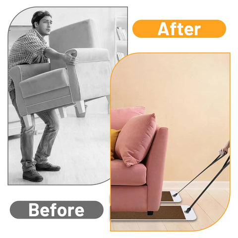 Slide Heavy Loads Without Breaking A Sweat Using These Large Appliance Sliders With Pull Straps Heavy Duty Furniture Movers Glide Slick On Carpet Or Hardwood For Casual Weekend Moving Projects Nationwide before and after moving furniture.