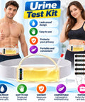 Slick Wearable Urinal Kit For Adults Featuring A Secure Adjustable Waist Strap And Reliable Leakproof Seal crafted with a clear pouch.