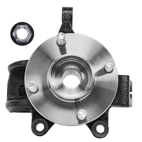 Front Left Steering Knuckle With Wheel Hub Bearing Assembly For Ford Focus 2006 2011 Driver Side Replacement Kit Complete