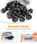 Clean Nylon Fender Clips And Bumper Retainer Kit For Honda And Acura Rides With 40 Pack Expansion Screws in ziplock bag.