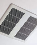 120 CFM Super Quiet Bathroom Exhaust Fan With Easy Install No Attic Access Needed Energy Star Certified grille close-up view