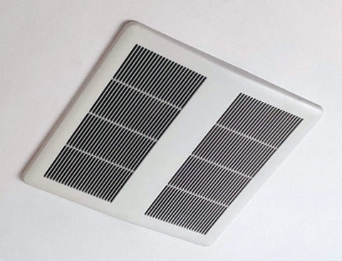 120 CFM Super Quiet Bathroom Exhaust Fan With Easy Install No Attic Access Needed Energy Star Certified grille close-up view