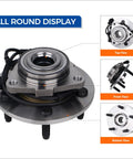 All round display of Front Wheel Hub Bearing Assembly 515073 For 2002 2005 Dodge Ram 1500 5 Lug With ABS Replacement