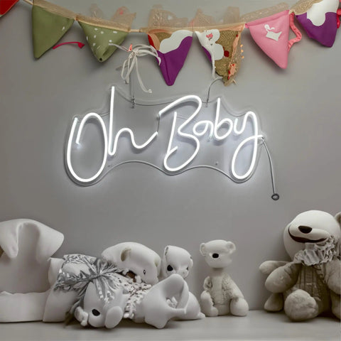 Neon Sign For Wall Decor With Dimmable Brightness And Reusable Light Up Message For Baby Shower, Birthday Party, And Wedding Vibe