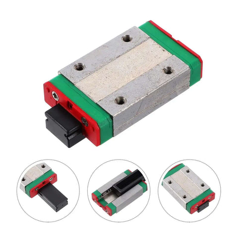 Top Tier High Precision MGN12H Linear Guide Rail Kit With Smooth Bearing Steel Slider Blocks For 3D Printers And CNC Machines That Rock, close-up