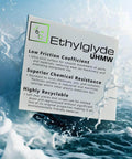 Ethylglyde UHMW product description with low friction, chemical resistance, recyclable features