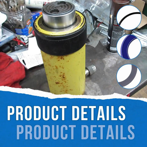 Cylinder Seal Kit For 10 Ton Hydraulic Ram 10000 Psi Rams And 2 To 14 Inch Stroke Options Compatible With RC102K DIY view