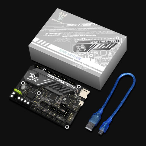 Dope SKR Mini E3 V3 Control Board With TMC2209 UART Stepper Driver, cables, and packaging for Ender 3 Series 3D Printers.