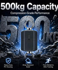 500 Kg Isometric Strength Tester With Gym Grade Wireless Data Tracking, Push Pull Dynamometer, Digital Force Gauge For Athletic Performance Testing, Explosive Power And Peak Force Measurement For Training And Sports Science.