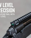 Picatinny Rail Mount For Savage Axis And Edge Rifles With Integrated Level Bubble 0 MOA Direct Receiver Install Includes Six And Eight Screws For Old And New Savage Axis Models shown on rifle