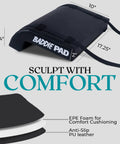 Hip Thrust Pad For Back, Shoulder And Neck Support, Cushioned Barbell Pad For Weight Lifting, dimensions and material