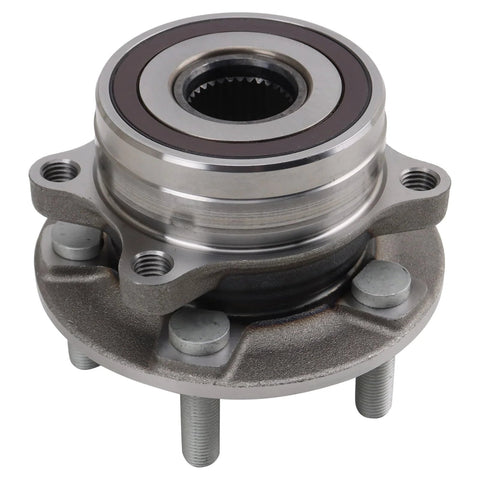 Rear Left And Right Wheel Bearing And Hub Assembly Set For 2020 To 2025 Ford Explorer Police Interceptor Utility And Lincoln Aviator Two Piece Beefed Up Heavy Duty Replacement Kit front view