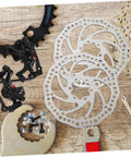 Heavy Duty Mountain Bike Disc Brake Kit With Front And Rear 160Mm Rotors Mechanical Caliper components and tools on wooden surface.