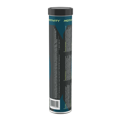 Side view of Extreme Pressure Multi Purpose Grease NLGI 2 Blue Lithium Complex High Temp Water Resistant 14 Oz Tube