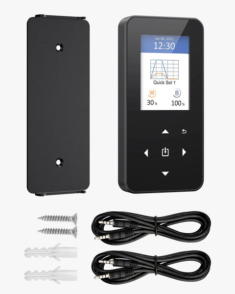 Reef Light Controller And LED Timer For HyperReef 50 100 150 Gen 1 Not Compatible With Gen 2, includes cables and mounting hardware