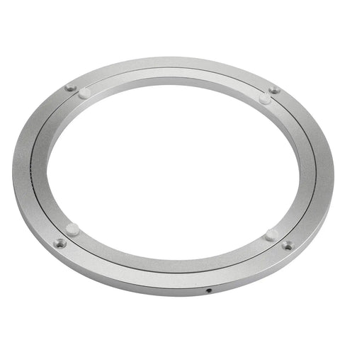 10 Inch Lazy Susan Base Only Turntable Bearing For Glass Granite Or Wood Surfaces, Beefed Up Heavy Duty Aluminum Swivel Base