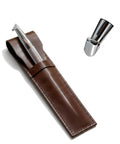 Leather Beveling Tools And Stamp Set With Alloy Steel Precision Heads, Pro Grade Leather Craft Carving Kit Includes Protective Pouch