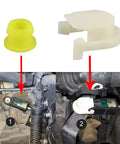 Ford Shifter Cable Bushing And Cap Kit Fits Edge 2015-2018 Fusion 2013-2016 C-Max 2013-2018 Escape 2013-2019 Transit Connect 2013-2021 Drop-In Replacement KV6Z-7K340-A DG9Z-7S004-A Beefed-Up Aftermarket Upgrade in vehicle installation.