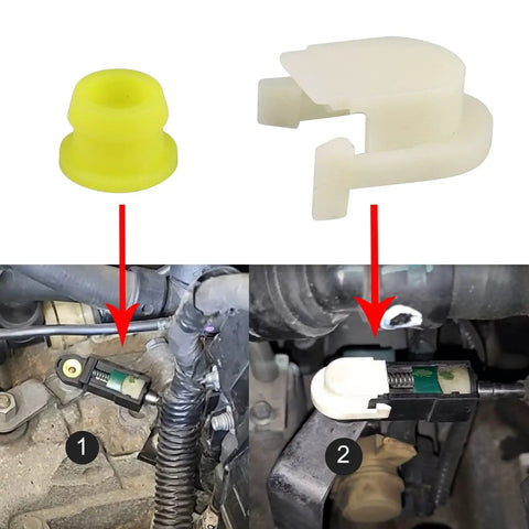 Ford Shifter Cable Bushing And Cap Kit Fits Edge 2015-2018 Fusion 2013-2016 C-Max 2013-2018 Escape 2013-2019 Transit Connect 2013-2021 Drop-In Replacement KV6Z-7K340-A DG9Z-7S004-A Beefed-Up Aftermarket Upgrade in vehicle installation.