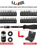 40-piece screwdriver and bit set with black handle and hard case