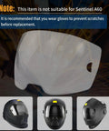 10 Pack Clear Front Cover Lenses 0700000802 For A50 Welding Helmet Replacement Viewing Lens 3.93 In By 2.36 In illustration