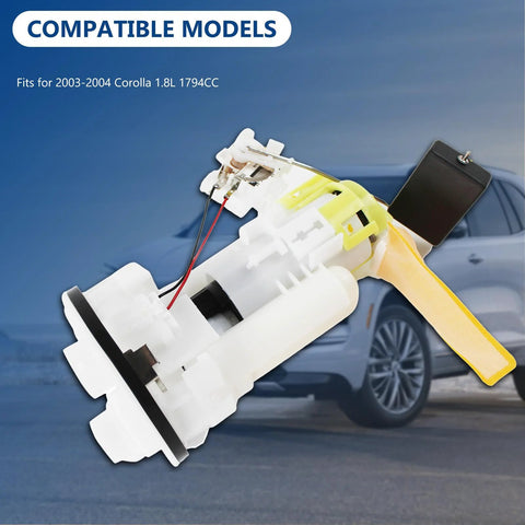Electric Fuel Pump Assembly For Toyota Corolla 1.8L 2003 2004 Fits OE 77020-02190 Replace P77242M shown against car background