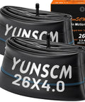 2-Pack 26x4 Fat Bike Inner Tubes Built Tough Heavy Duty AV32mm 89/102-559 Schrader Valve Go-To Replacement packaging