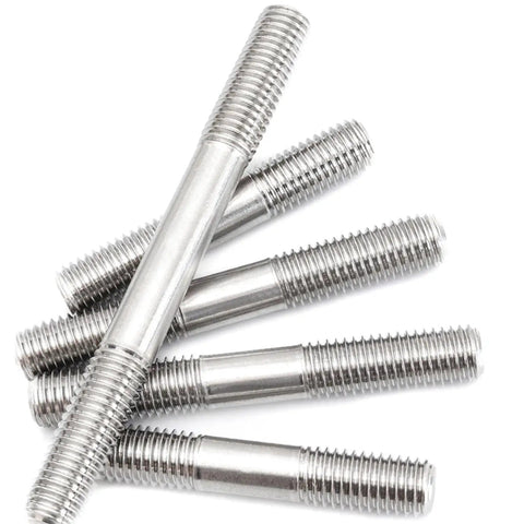 Heavy Duty 18 Piece Stainless Steel Double End Studs And Nuts Set Featuring M8 X30 X50 X70mm Sizes, focus on stainless steel double end studs.