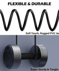 4 Gauge AWG Power Ground Wire Cable 15 Ft 2 Pack Shielded Braided Battery Cable For Automotive Car Audio Amp Wiring Speaker Stereo Solar Marine Generator Red And Black, flexible black PVC jacket