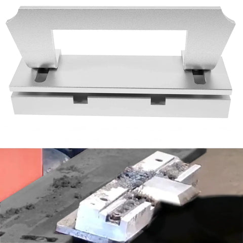 Dope Magnetic Bevel Jig For Knife Making And Metal Grinding, Easy Sharpening Tool For Blades, view of metal jig and welding process