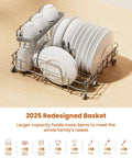 Compact Countertop Dishwasher With Built In Water Softener And Smart Eco Mode For Zero Hassle Cleaning and spotless dishes in redesigned basket.