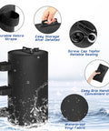 Canopy Water Weight Bags Four Pack Total 88 Lbs, Leak Proof Tent Weights with Velcro Straps and Waterproof Vinyl