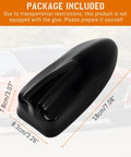Hyundai Kona Shark Fin Antenna Cover Glossy Black Roof Aerial Cap Direct Fit For 2018-2023 Kona And Kona Electric Also Fits Kia Sorento 2019-2020 Replacement 96210-J9300 1 Piece Easy Install Sleek Look, dimensions shown