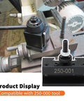 Lathe Quick Change Tool Post Set For 6 To 8 Inch Swing Pro Grade Kit Compatible with 250-000 Tool Holder in use