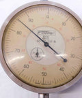 Close-up of Dial Test Indicator 0 to 2.5 Inch Range With.001 Inch Graduation For Precise Alignment And Tramming In Metalworking