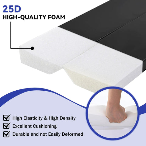 Close-up of 25D high-quality foam from Heavy Duty Wall Corner Guards With Thick Foam Liner For Basketball Courts And Gyms.