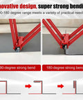 Hand Seamer For Standing Seam Roofing 1.5 Inch Vertical Seams Portable Manual Seaming Tool showing 90-180 degree bending