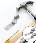 Torque Positioning 90 Degree Friction Cabinet Door Hinges Two Pack With Stainless Steel Dampers for smooth quiet operation on display cabinets