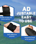 2 Pack Golf Wrist Training Aid with Real-Time Feedback showing adjustable black wrist straps emphasizing secure fit on golf course.