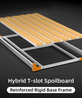 Masuter Pro Y Axis Extension Kit With Upgraded T Slot Hybrid Spoilboard for CNC Router Upgrade Built for Heavy Duty Use
