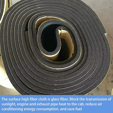 Premium Automotive Sound Deadening Mat 197 Mil Thick Waterproof Nbr Foam For Ultimate Heat Insulation And Vibration Dampening Road Noise Slayer rolled up in coils.