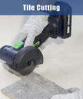 Cordless Cut Off Tool 20V Max Mini Portable Metal Cutter With Three Inch Cutting Disc And Half Inch Cutting Depth cutting tile