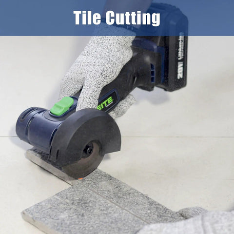 Cordless Cut Off Tool 20V Max Mini Portable Metal Cutter With Three Inch Cutting Disc And Half Inch Cutting Depth cutting tile
