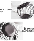 Big Capacity Coffee Pod Organizer For Keurig K Cups And Espresso Pods Holds 30 Plus K-Cups Or 100 Plus Original Capsules Bronze Finish Pod Holder showcasing sleek design and craftsmanship