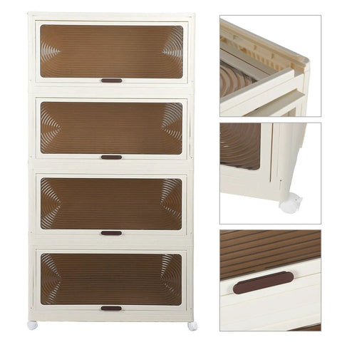 Super Roomy Foldable Storage Boxes With Open Front Stackable Fabric Organizers For Clutter Free Living Heavy Duty Game Changer Home Essentials For Clothes Toys And Blankets